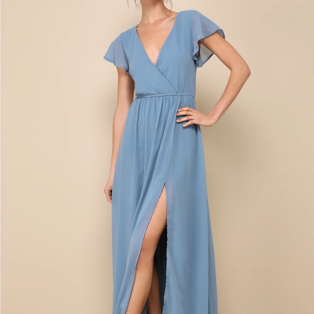 Medium, Blue Dress